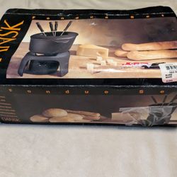 CAST IRON DANSK FONDUE SET