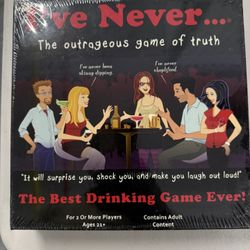 NEW I've Never Board Game - The Outrageous Drinking Game of Hidden Secrets Adults