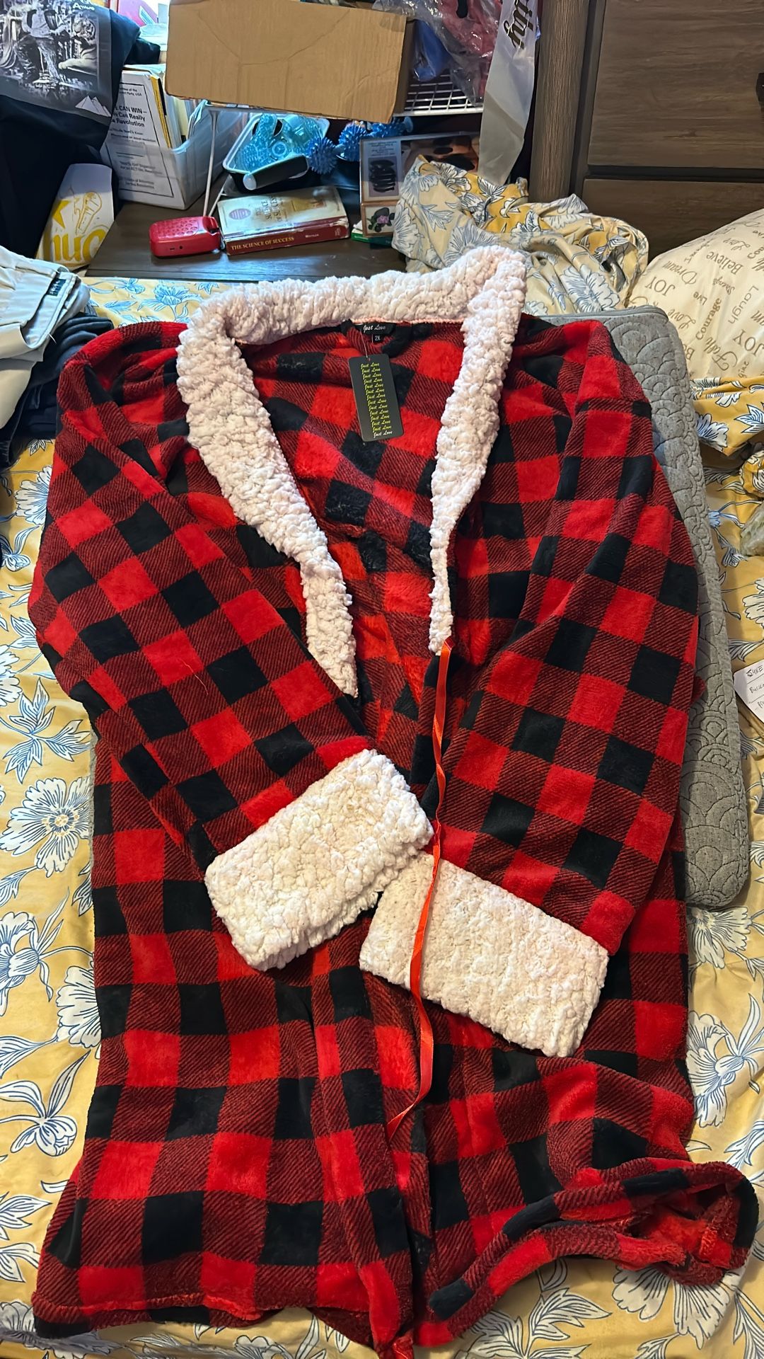 RED AND BLACK ROBE