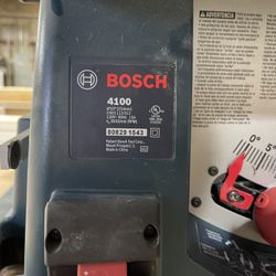 Bosch 4100 Table Saw