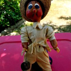 Vintage Mexican Folk Doll