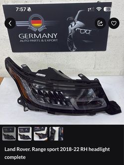 Land Rover sport 18-21 rh. Headlight Oem