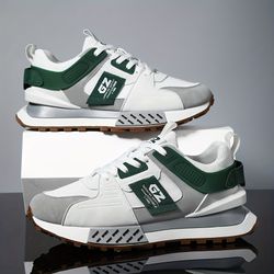 Trendy Men's Casual Sports Shoes Versatile Running Sneakers Fashionable Footwear