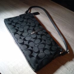 Rare vintage canvas coach bag