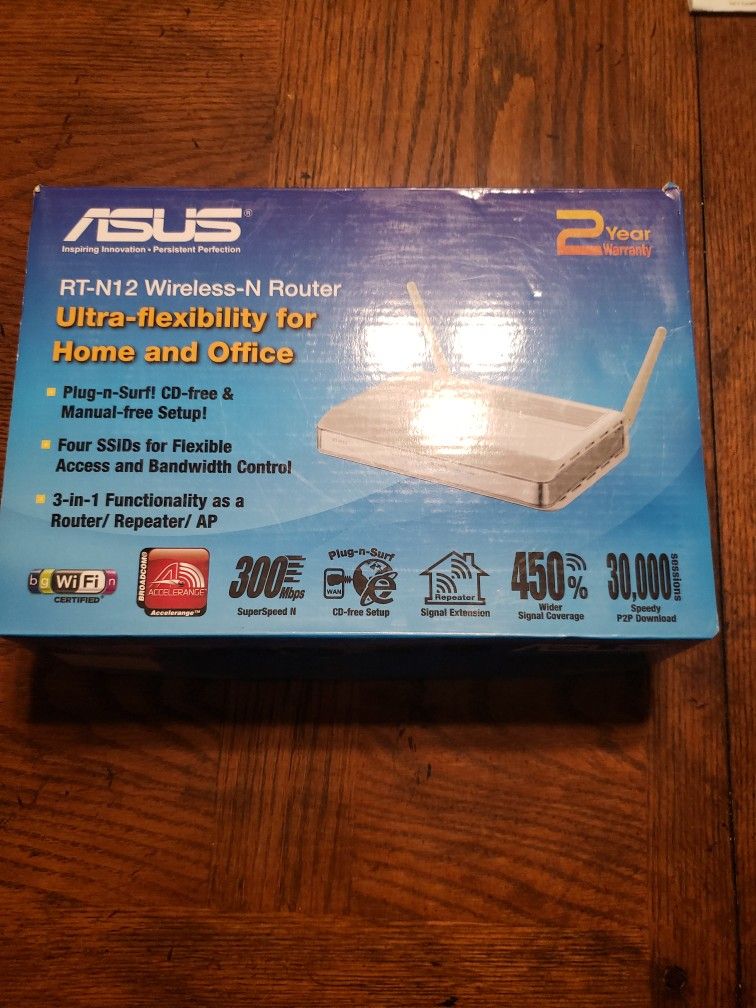 *BRAND NEW* ASUS RT-N12 Wireless Router