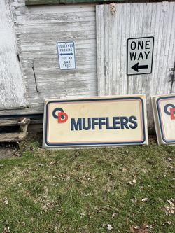 Q D Muffler Signs For Sale New Price
