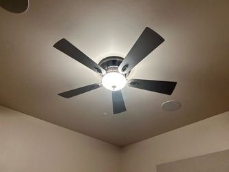 Four ceiling fans with switch. Minka air
