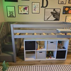 Max & Lily Low Loft Bed (Twin)