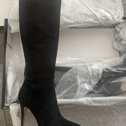 Women's NEW  INC International Concepts Boots ShoeStyle: TAISAF, Size 7.5, Black