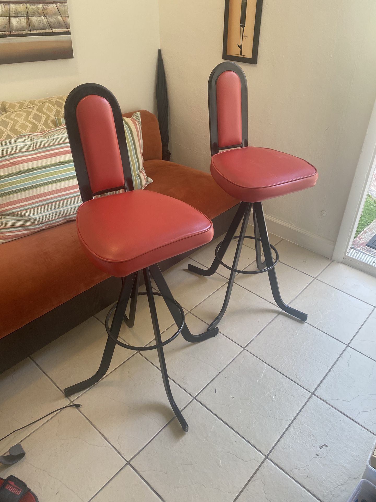 MidCentury Retro Bar Stools