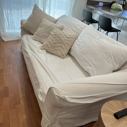 Pottery Barn White Couch $150