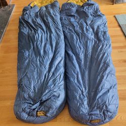 2 Eddie Bauer Premium Goose Down Sleeping Bags