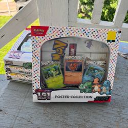 *SEALED* Pokemon Scarlet Violet 151 Poster Collection
