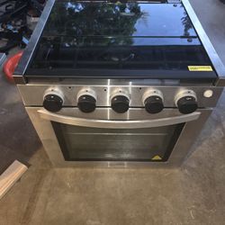 Greystone Gas Propane Travel Trailer Range  12V 17