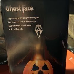 Ghost Face Inflatable  6ft 