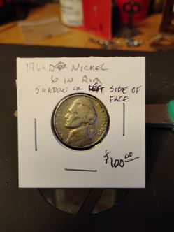 1964 D nickel