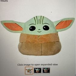 Yoda plush pillow