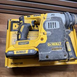 DEWALT 20V MAX XR Cordless Brushless 1 in. SDS Plus L-Shape Rotary Hammer (Tool Only)