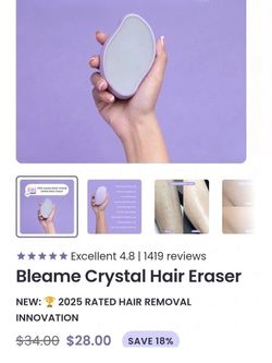 Bleame Crystal Hair Eraser
