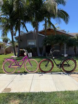 2 Bikes Beach Cruiser Like New Huffy Neo Lusso