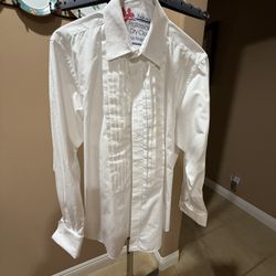Tuxedo Shirt- Slim Fit - Size 15