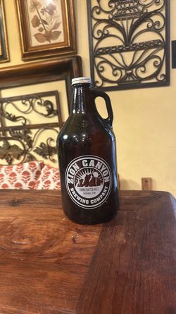 Zion Canyon Brewing Company Empty Beer Growler