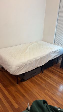 Twin Mattress for Bedroom+Metal Frame Included