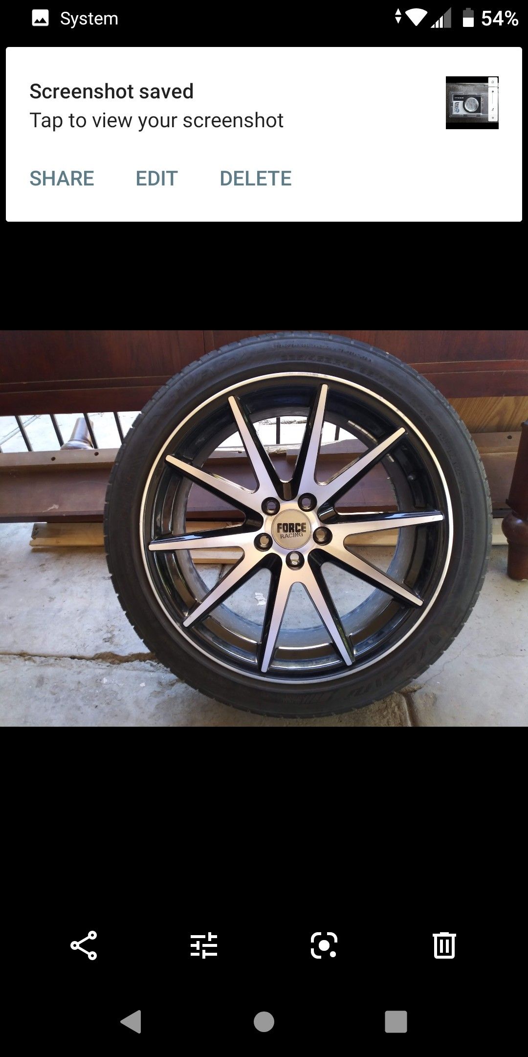 Force Racing wheels 18'