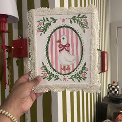 Hand painted Goose Painting