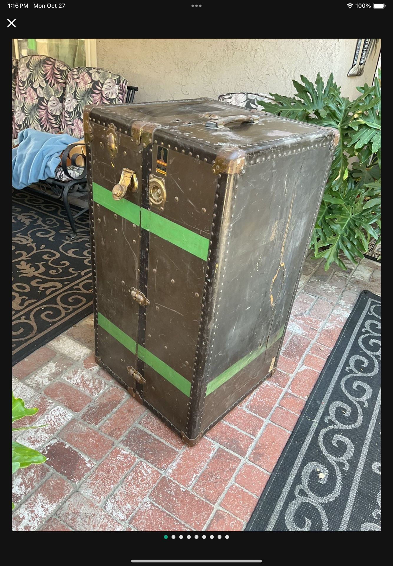 Vintage Steamer Trunk