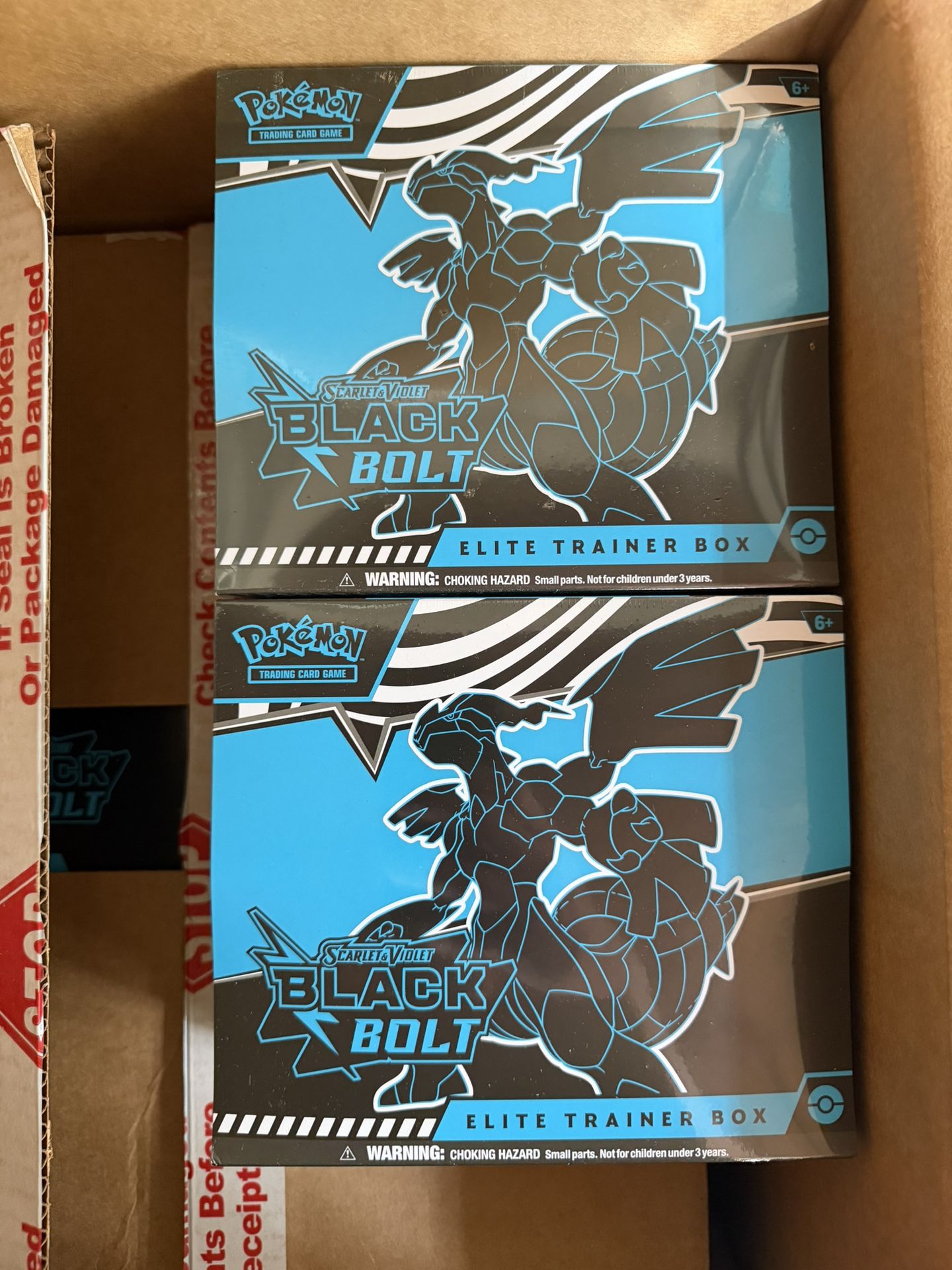 Pokemon Scarlet & Violet Black Bolt Elite Trainer Box