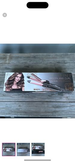 Brand new! Cortex Beauty 2-In-1 Smooth & Curl - Flat Iron / Curler