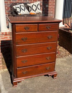Solid wood dresser