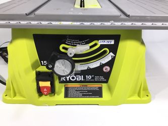 Ryobi RTS10NS 10 in. 15 Amp Table Saw for Sale in Arlington Heights IL OfferUp