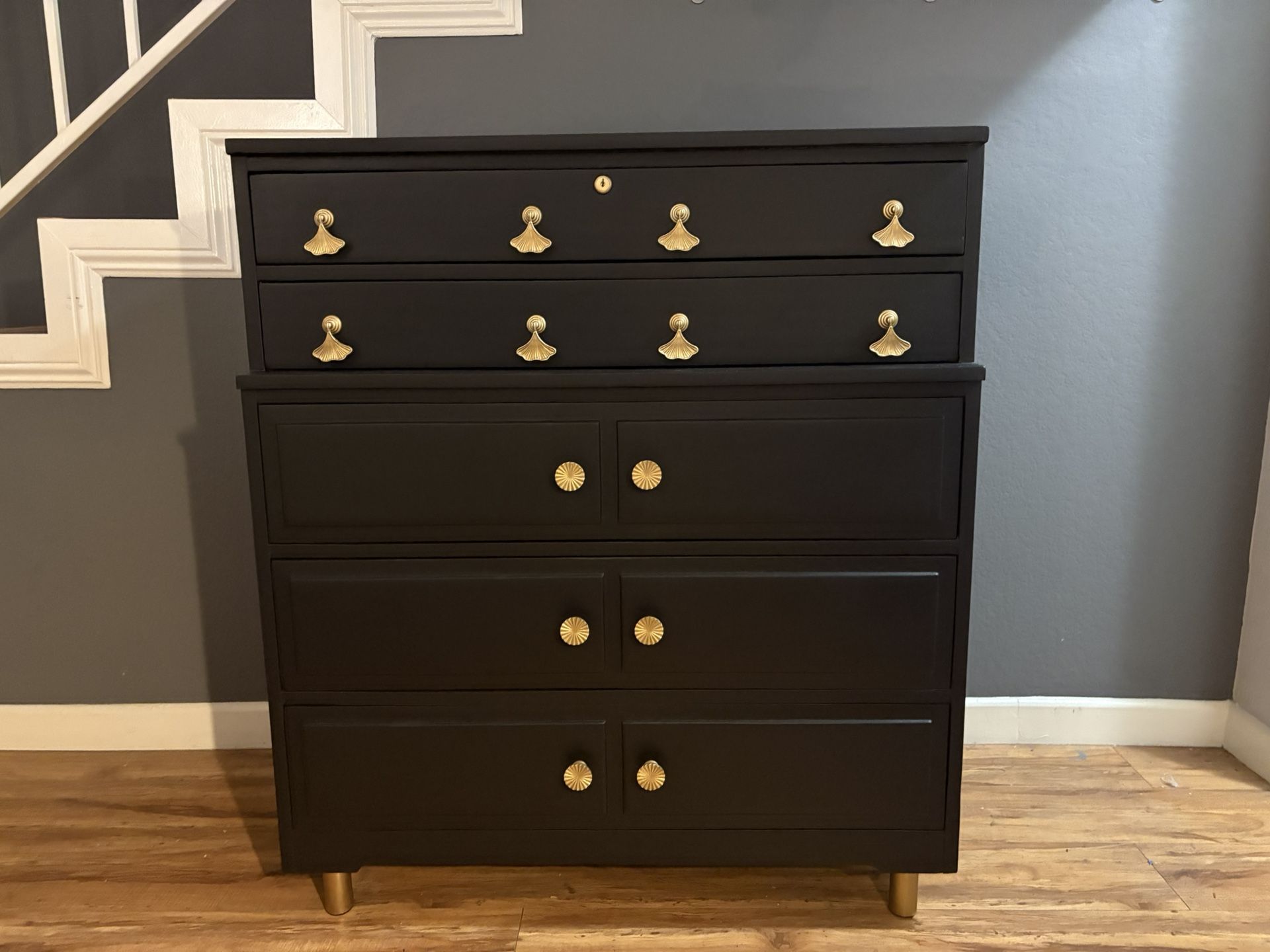 Black Wood Dresser, Credenza, Chest or Organizer