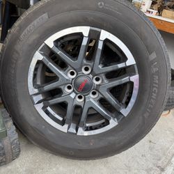 18" OEM Toyota Tacoma TRD Sport Wheels & Michelin Tires - Set of 4