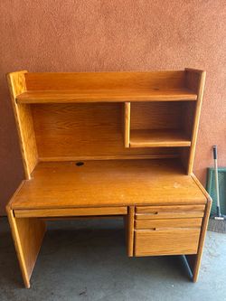 Dresser and desk combo