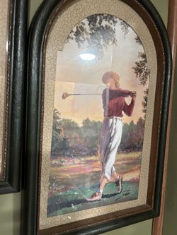 Vintage Golf Art