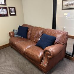 Italian Leather Sofa 