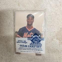 1986 NY Mets Post Card team Set