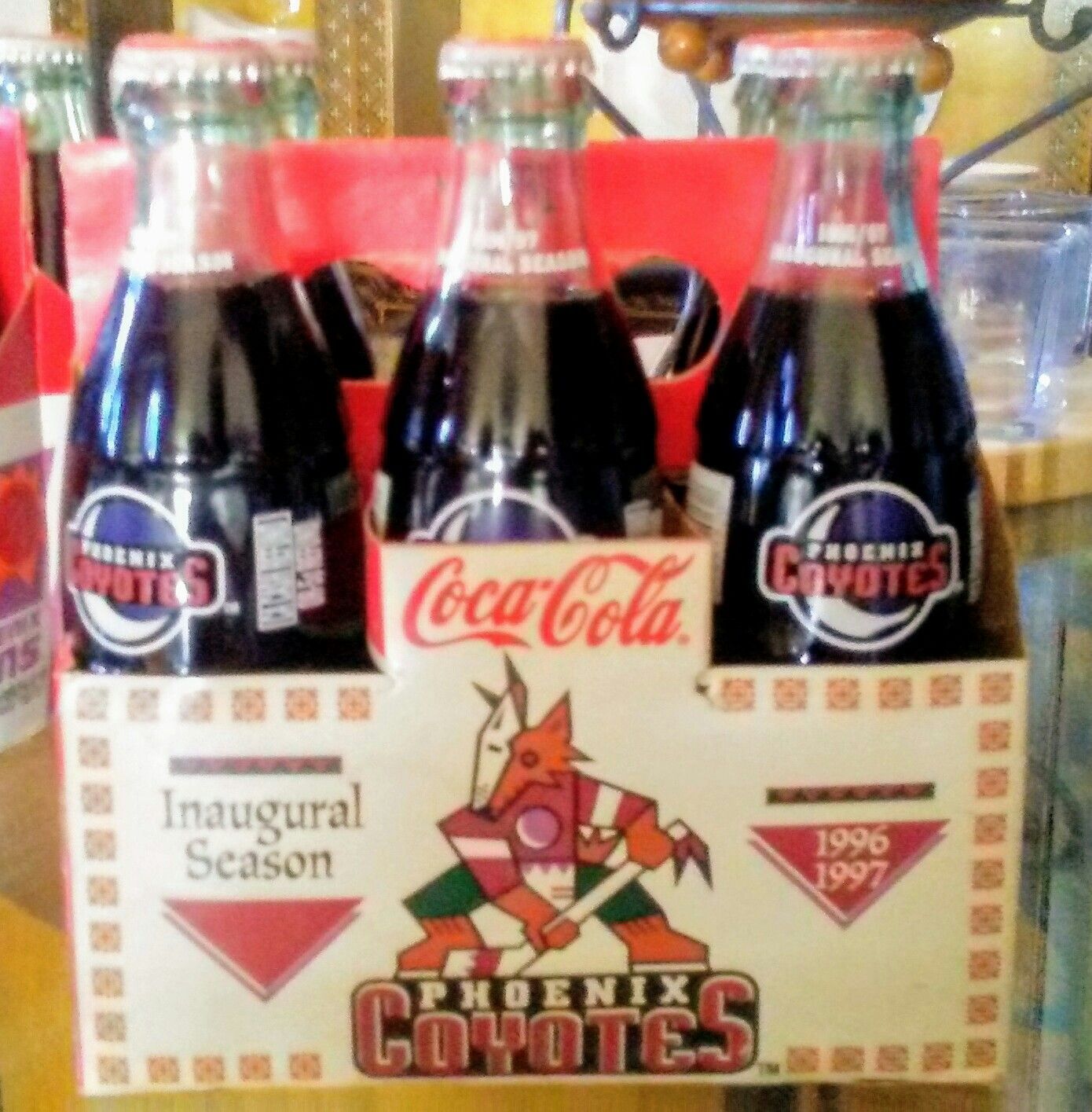 Phoenix Coyotes Coca Cola Classic 1996/97 Inaugural Season 6-Pack