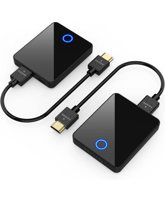 Wireless HDMI Transmitter and Receiver, Binken 150m Wireless HDMI Extender Support 1080P@60 Hz, Support 2.4/5GHz for Streaming Video Audio from Laptop