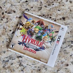 Hyrule 3ds Game With GameStop Display & poster