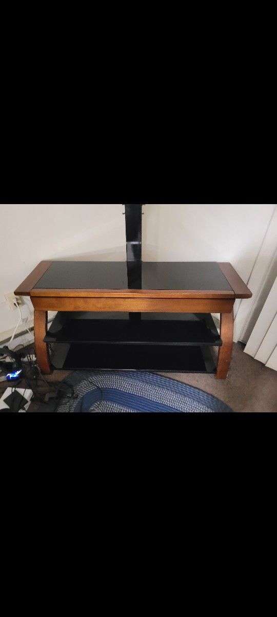 Whalen 3 Glass Shelf/Drawer And Tv Stand