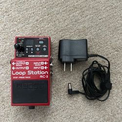 🎸 FOR SALE: BOSS RC-3 Loop Station + AC Adapter 🎸
