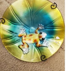 FROG PLATE DECOR