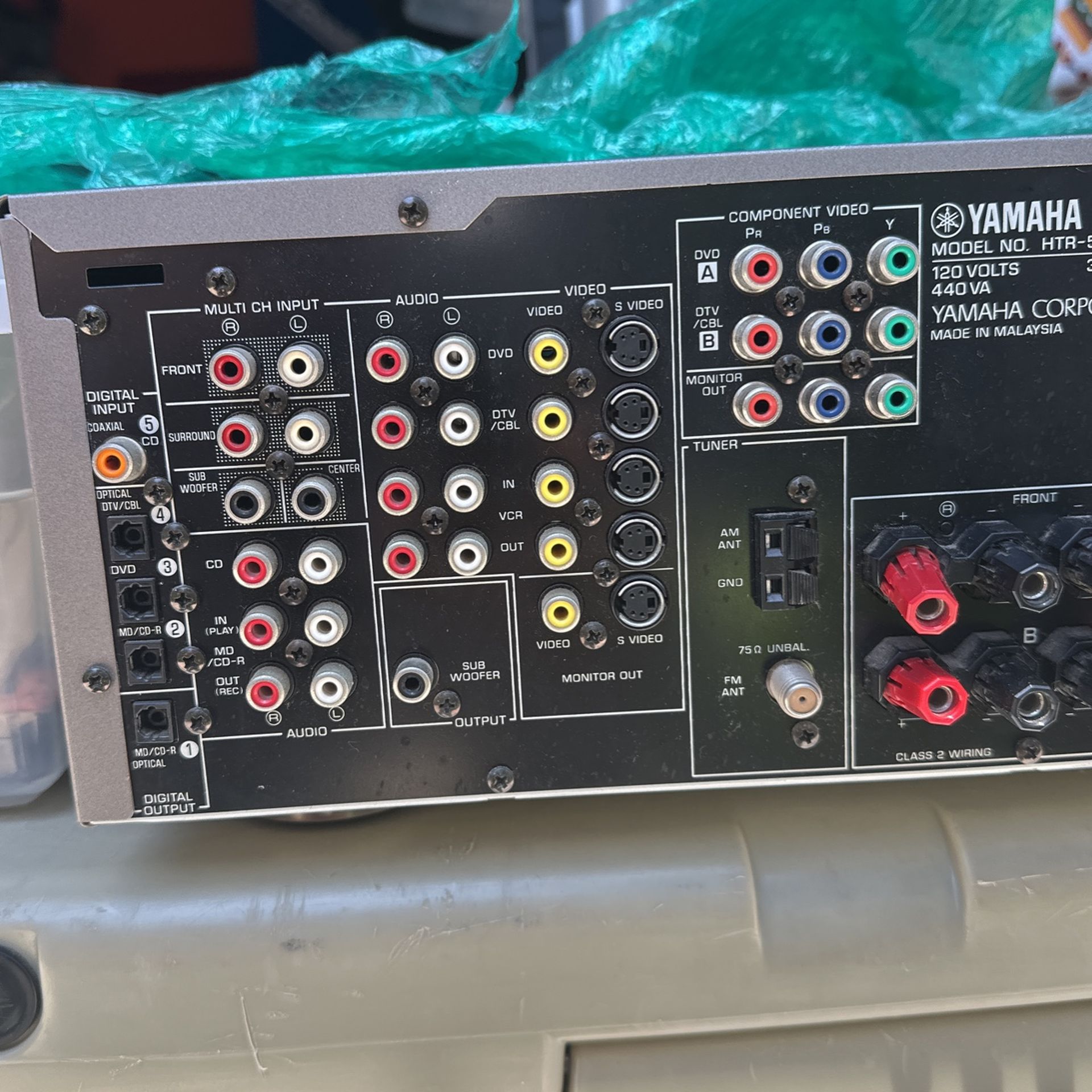 Yamaha Stereo Unit Yamaha Htr5750 350 Watt Home Theatre Receiver for