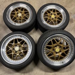 18” Staggered Forgestar M14 5x114.3 Wheels