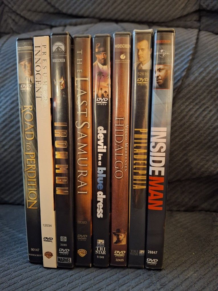 Lot Of 8, DVDs, Drama. $39.95, OBO.