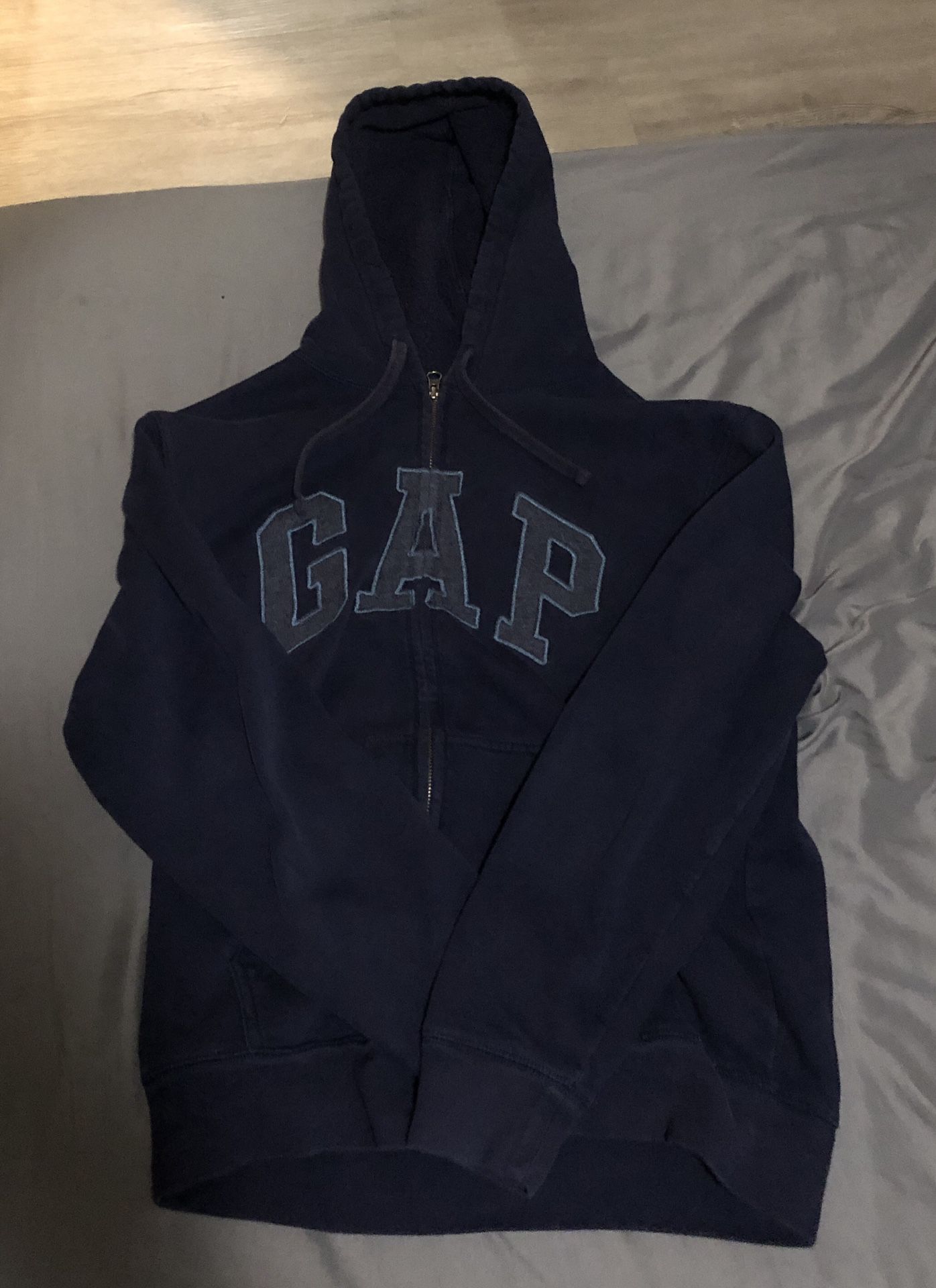 light blue gap hoodie